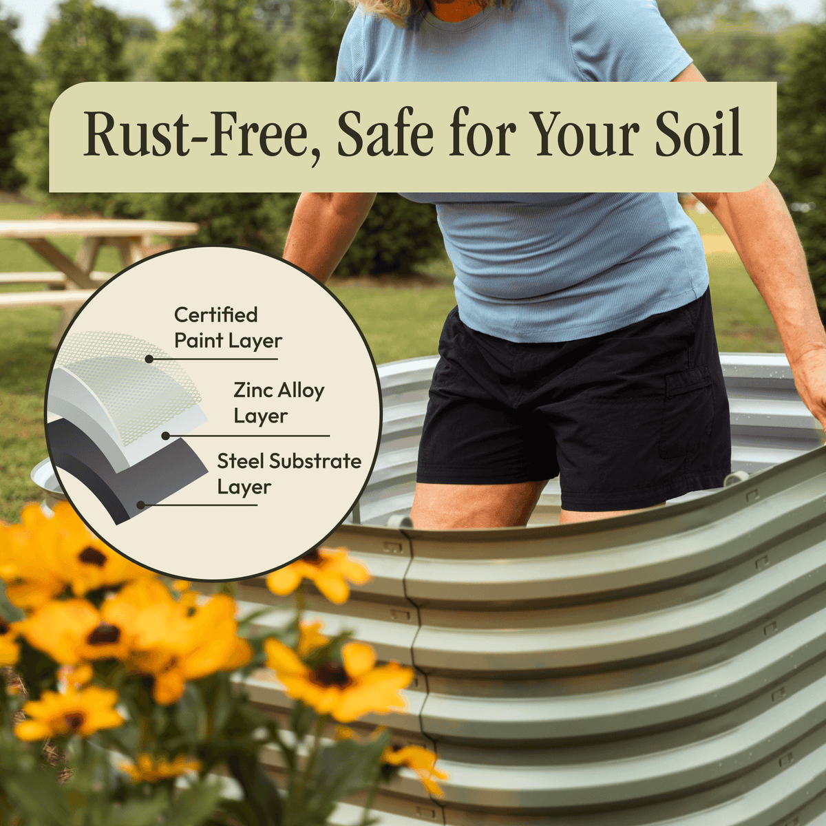 Premium Metal Raised Garden Bed Kit
