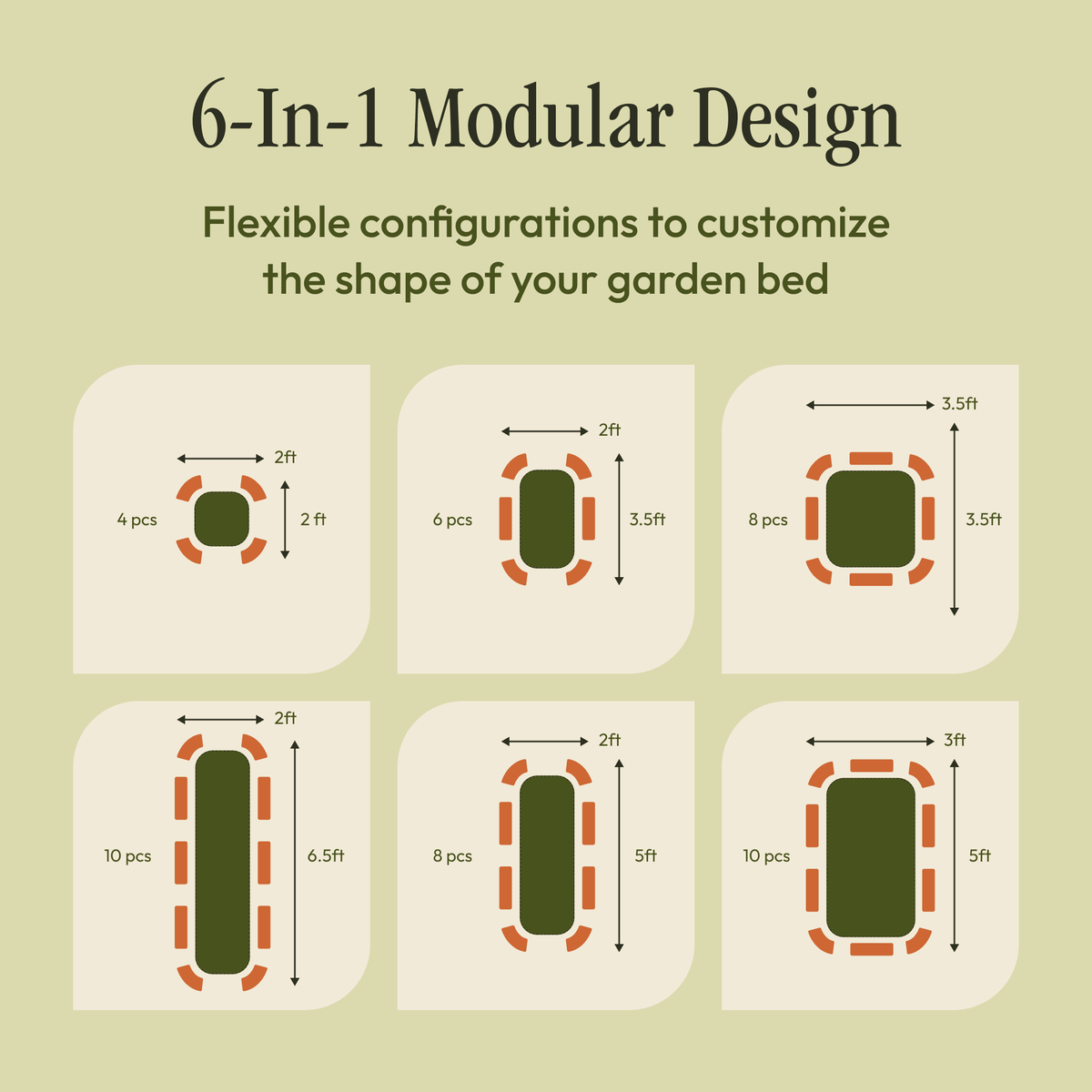  Premium Metal Raised Garden Bed Kit